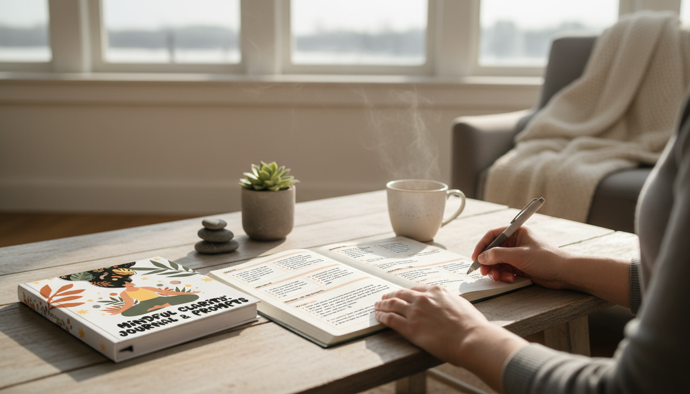 10-Minute Mindfulness Printable Journal for Calm & Gratitude