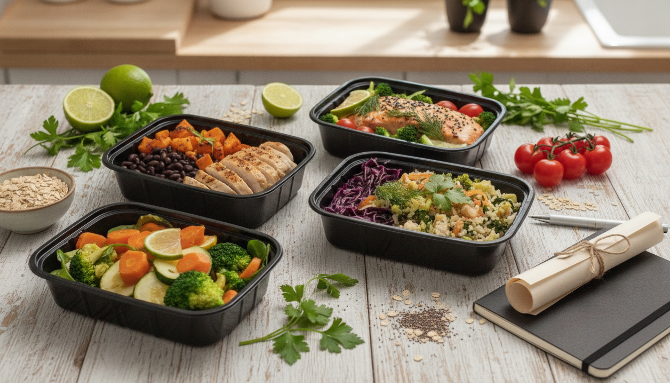 Balanced Meal Plans: 1-Week or 1-Month Simple Recipes