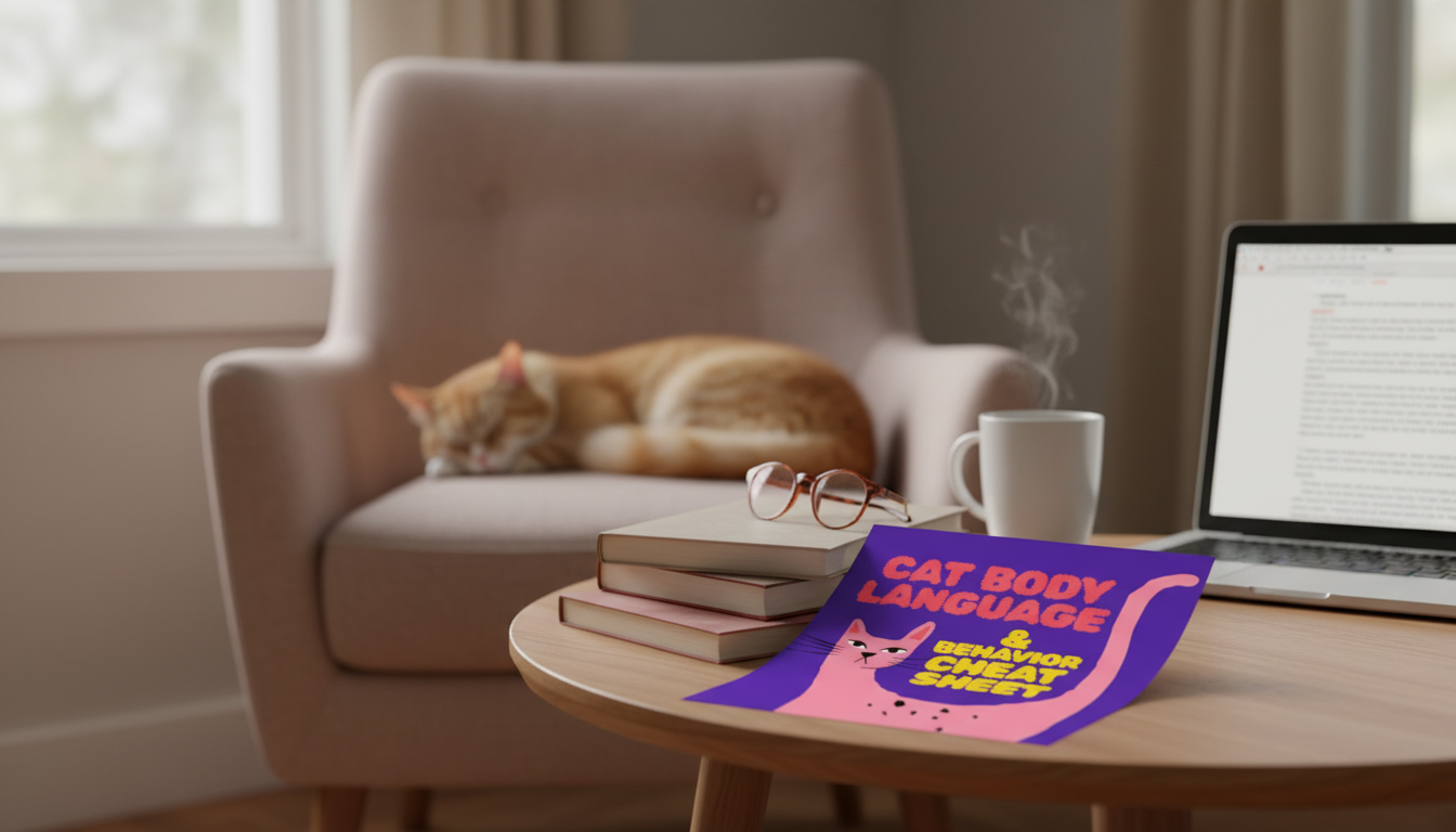 Cat Body Language Cheat Sheet: Read Feline Signals