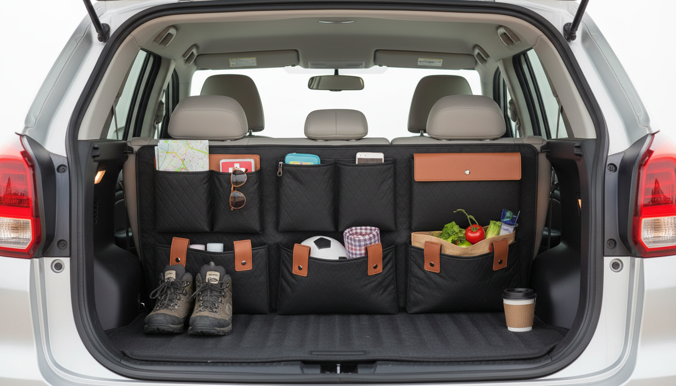 Hold&Go Hanging Trunk Organizer: Compact, Quiet Storage