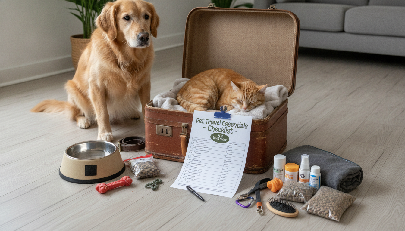 Pet Travel Checklist: Pack Smart for Dogs & Cats