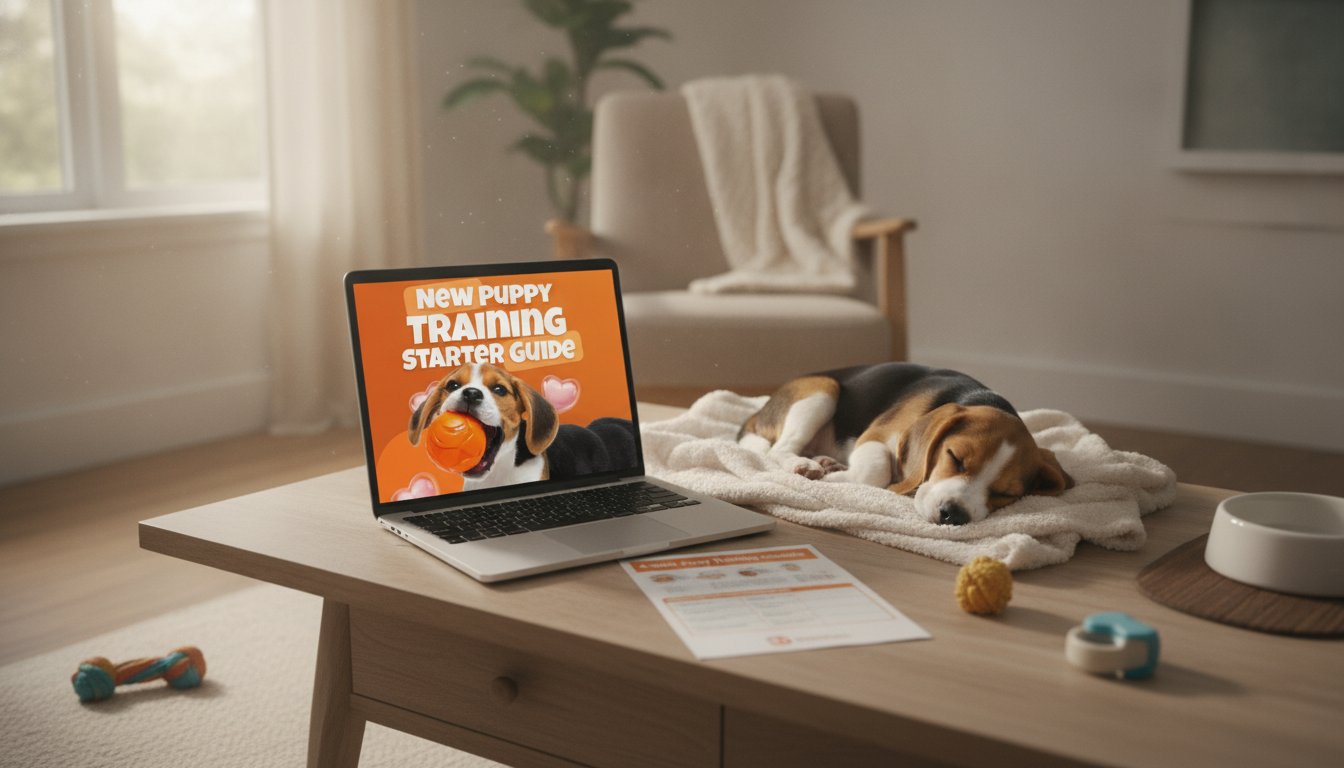 4-Week Puppy Training Schedule: Printable Housebreaking Plan