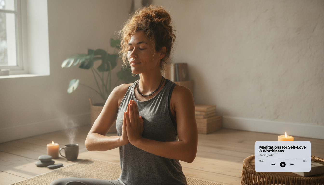 Quiet the “Not Enough” Voice With Guided Self-Love Audio