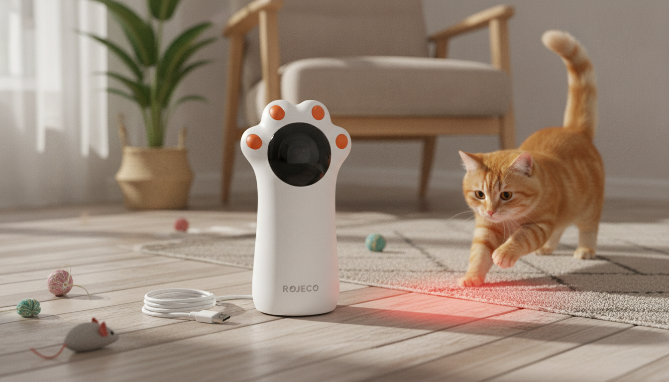 USB Rechargeable Automatic Laser Toy: Cat Play Guide
